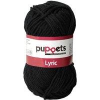 Baumwollgarn "puppets Lyric", 8/8 - Farbe 5001 von Schwarz