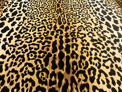 Baumwollsamtstoff mit Leopardenmuster, Braemore Jamil, natürlicher Heimtextilien, Polsterstoff aus Tierhaut, Pelzmaterial – 140 cm breit (pro Yard)