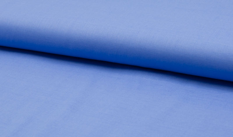 Baumwollstoff Batist, Voile Stoff, leichte Sommerware - Taubenblau