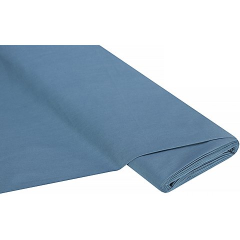 Baumwollstoff "Lisa", jeansblau Baumwollstoff "Lisa", jeansblau