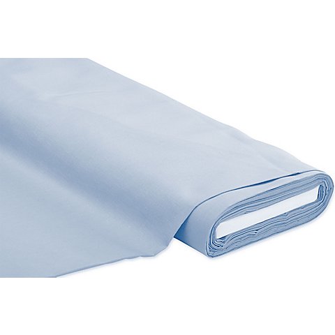 Baumwollstoff "Lisa", rauchblau Baumwollstoff "Lisa", rauchblau