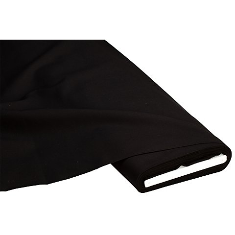 Baumwollstoff "Lisa", schwarz Baumwollstoff "Lisa", schwarz