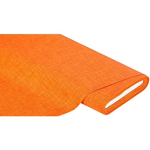 Beschichtetes Baumwollmischgewebe "Meran" Uni, orange