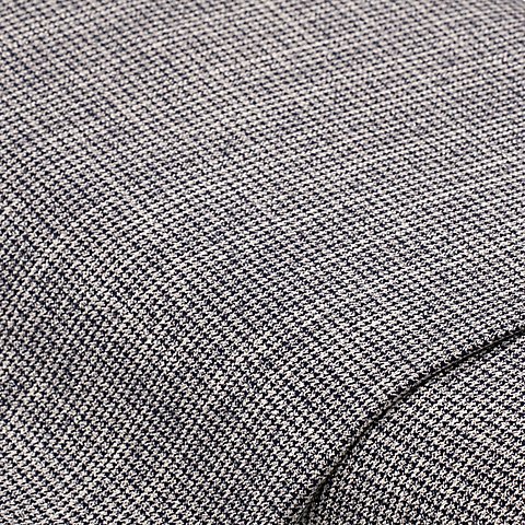 Blusenstoff "Pepita", blau/silber