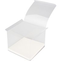 Box für Geld- und Gutscheingeschenke, Transparent - 18 x 18 x 15 cm von HobbyFun
