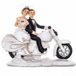 Brautpaar auf Motorrad 13cm von idee. Creativmarkt