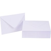 Briefumschläge, 50 Stück - Weiß von Weiß