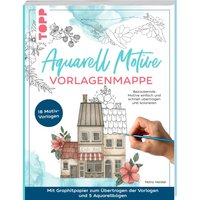 Buch "Aquarellvorlagenmappe" von Multi