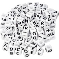 Buchstabenperlen "Schwarz" Buchstabenperlen "Schwarz" von Multi