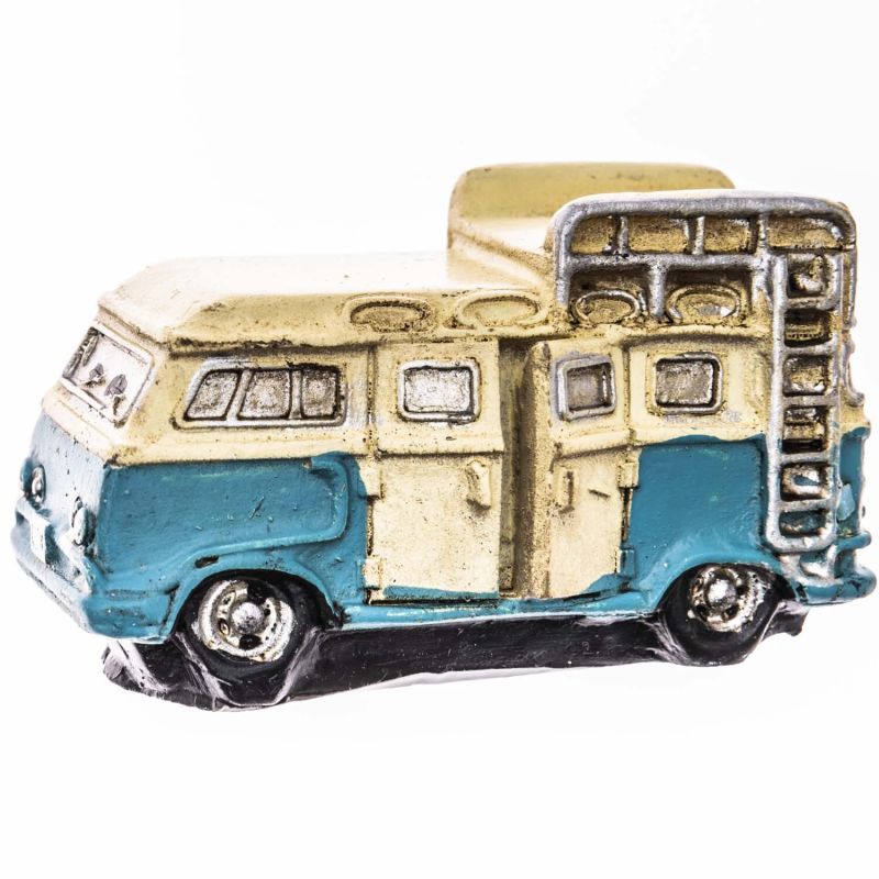 Campingbus gelb-blau 6x3cm von idee. Creativmarkt