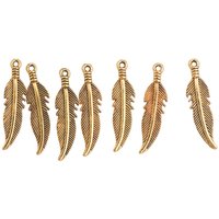 Charms-Anhänger "Federn" - Gold von UIT