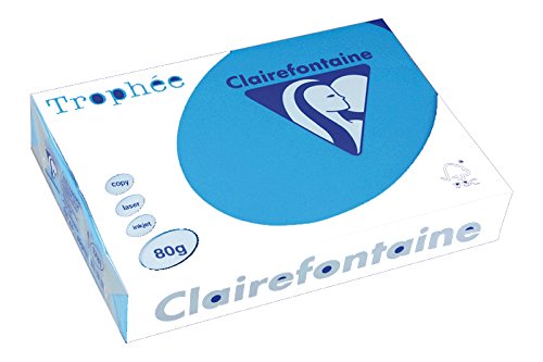 Clairefontaine Trophee Papier Kariben/1781C A4 kariben/blau 80 g Inh.500