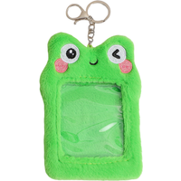 Clear Card Sleeves Cover Id Holder Badge Postcard Keychain Plush Postcards Girl
