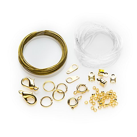 Collier- & Armband-Set, gold