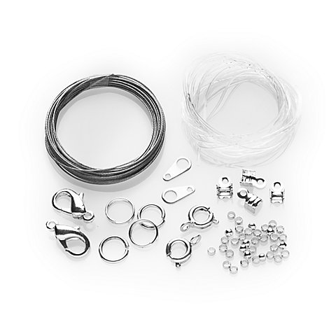 Collier- & Armband-Set, silber Collier- & Armband-Set, silber