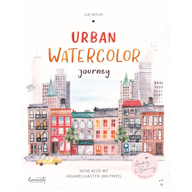 Community Editions Urban Watercolor Journey von Bastei Lübbe Verlag
