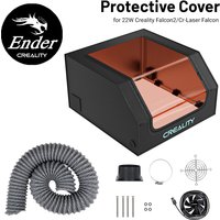 Creality Laser Engraver Enclosure Fireproof and Dustproof Protective Cover 700x720x400mm with Exhaust Fan and Pipe Fits