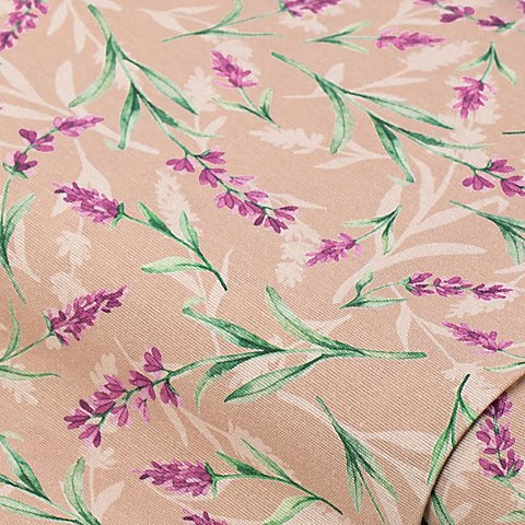 Dekostoff Lavendel "Lorena", rosa-color Dekostoff Lavendel "Lorena", rosa-color