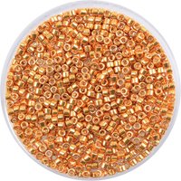 Delica-Rocailles, Ø 2 mm - Goldfarben von Gold