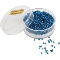 Delica-Rocailles, Ø 2 mm - Petrol von PRACHT