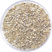 Delica-Rocailles, Ø 2 mm - Silberfarben von Silber