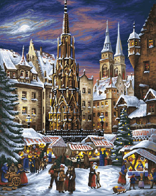 Der N�rnberger Christkindlesmarkt um 1900