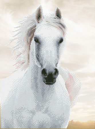 Diamond Dotz - Wei�es Pferd Diamond Dotz - Wei�es Pferd