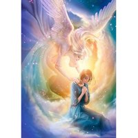 Diamond Embroidery Guardian Angel 5D DIY Diamond Painting Full Square Diamond Mosaic Pictures Of Rhinestones Home Decor