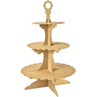 Etagere, 3-stufig, MDF-Holz von Pronty Crafts