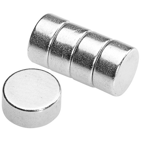 Extra starke Magnete, 6 mm Ø, 10 Stück