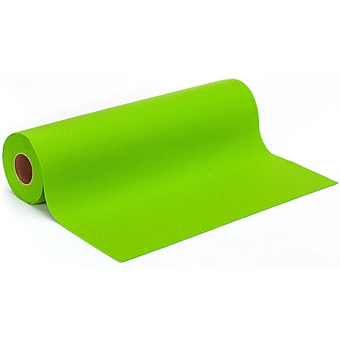 Filz, Stärke 2 mm, 5 m Rolle, hellgrün Filz, Stärke 2 mm, 5 m Rolle, hellgrün