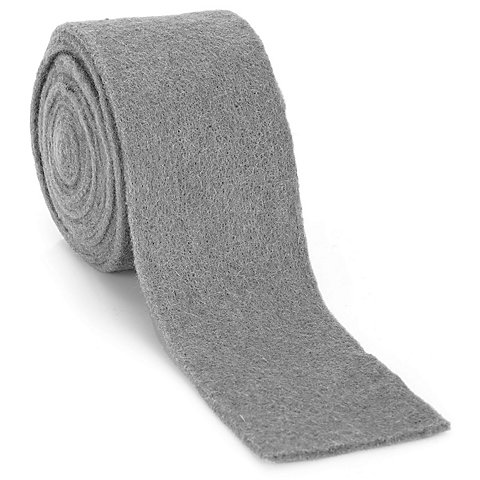Filzband, grau, 7,5 cm, 3 m Filzband, grau, 7,5 cm, 3 m
