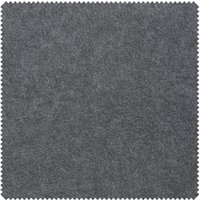 Fleece-Stoff "Antipeeling", Uni - Mittelgrau von Grau