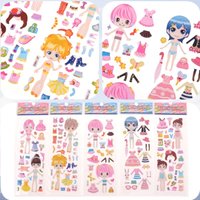 Funny 5 Sheets Girl Changing Clothes Stickers Kids Dress Up Stickers Cartoon Beauty Dress Up Little Girl Loves PVC Book Stickers Funny 5 Sheets Girl Changing Clothes Stickers Kids Dress Up Stickers Cartoon Beauty Dress Up Little Girl Loves PVC Book Stickers