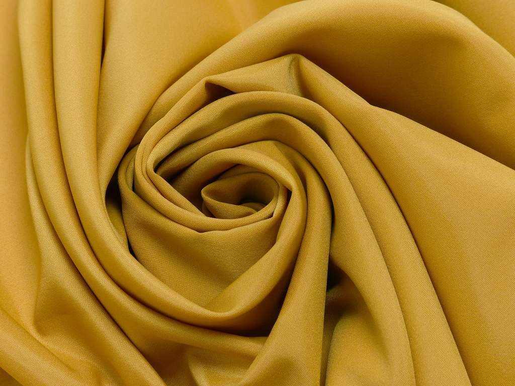 Futterstoff elastisch, Senf - 50 cm Futterstoff elastisch, Senf - 50 cm