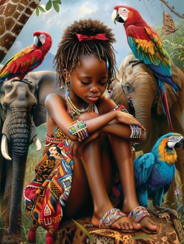 Ginfonr DIY Diamond Art Painting Zubehör Afrikanische Frau Set Full, 5D Diamant Painting Tier Bilder Kit Crystal Rhinestone Embroidery Decoration Für Home Wall Décor 30x40 cm8126 Ginfonr DIY Diamond Art Painting Zubehör Afrikanische Frau Set Full, 5D Diamant Painting Tier Bilder Kit Crystal Rhinestone Embroidery Decoration Für Home Wall Décor 30x40 cm8126 von Ginfonr
