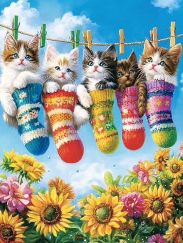 Ginfonr DIY Diamond Art Painting Zubehör Katzen Set Full, 5D Diamant Painting Blume Bilder Kit Crystal Rhinestone Embroidery Decoration Für Home Wall Décor 30x40 cm8093 Ginfonr DIY Diamond Art Painting Zubehör Katzen Set Full, 5D Diamant Painting Blume Bilder Kit Crystal Rhinestone Embroidery Decoration Für Home Wall Décor 30x40 cm8093 von Ginfonr