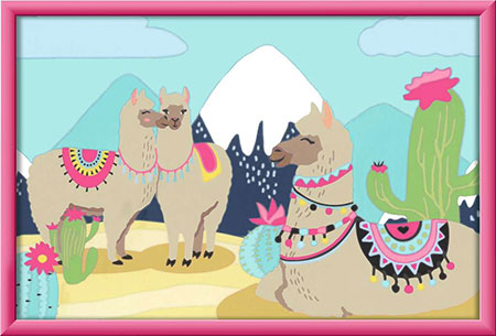 Gl�ckliche Lamas Gl�ckliche Lamas