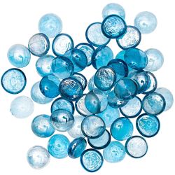 Glasnuggets 700g blau irisierend von idee. Creativmarkt