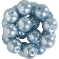 Glaswachsperlen, Ø 10 mm, 20 Stück - Hellblau Glaswachsperlen, Ø 10 mm, 20 Stück - Hellblau von PRACHT