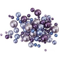 Glaswachsperlen-Mix, 65g - Lila von Violett