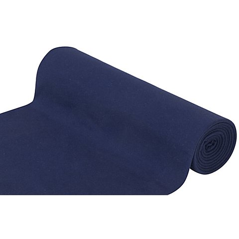 Glatter Bündchenstoff "Comfort", marine Glatter Bündchenstoff "Comfort", marine