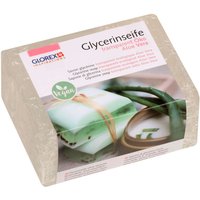 Glycerin Öko-Gießseife "Aloe Vera", transparent - 500 g von Durchsichtig