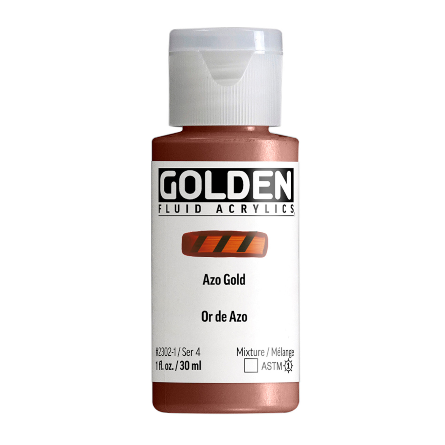 Golden Fluid Acrylfarbe