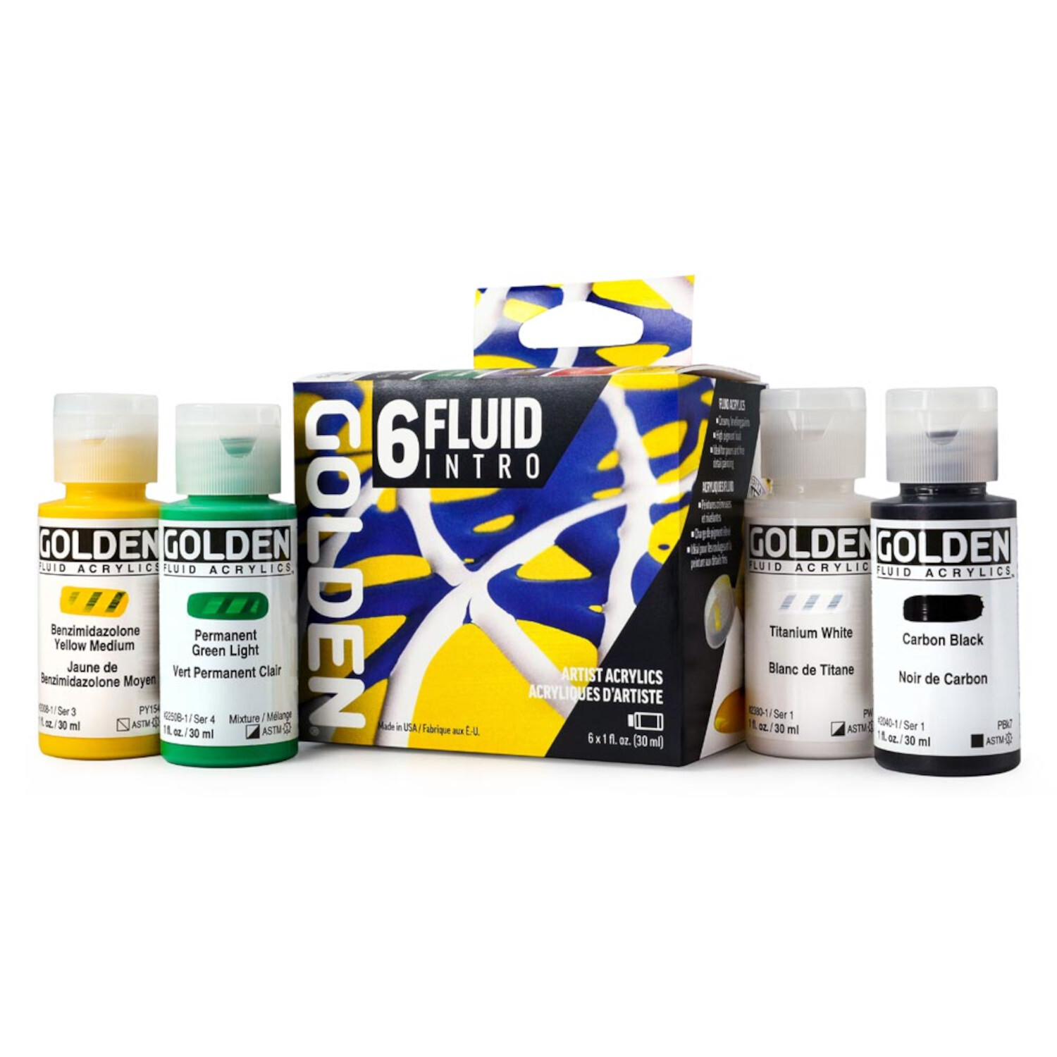 Golden Fluid Acrylfarbe Intro Set Golden Fluid Acrylfarbe Intro Set