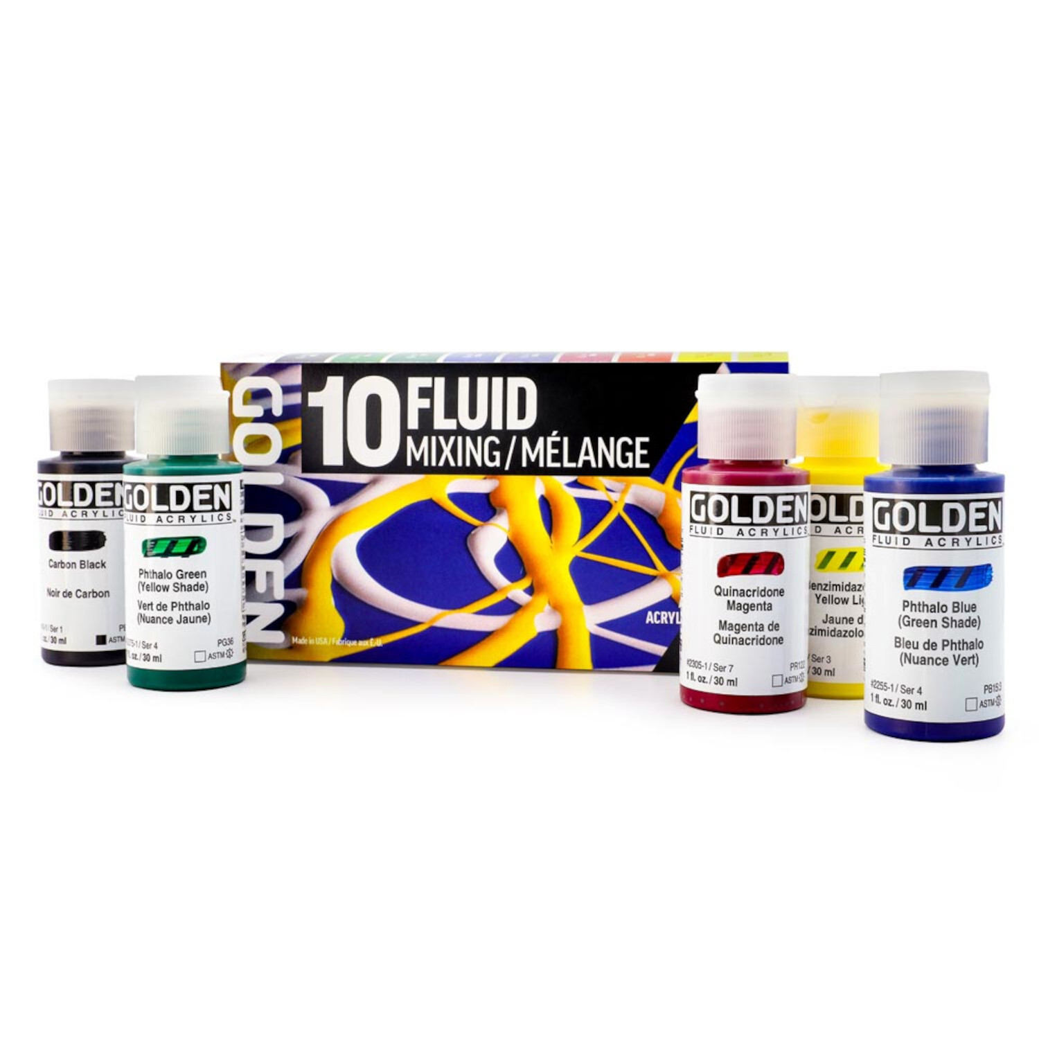 Golden Fluid Acrylfarbe Mischset Golden Fluid Acrylfarbe Mischset