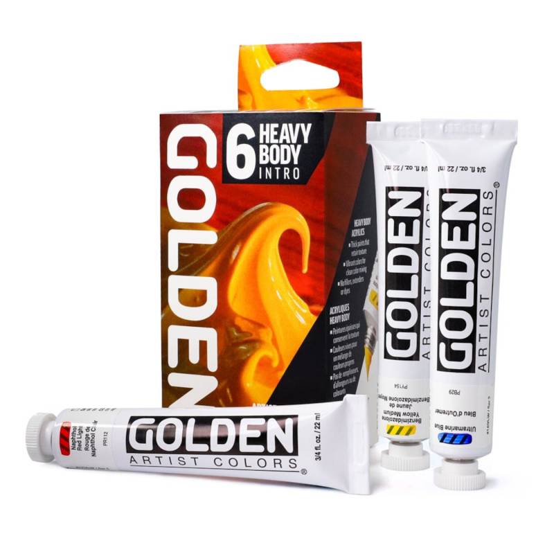 Golden Heavy Body Acrylfarbe Intro Set Golden Heavy Body Acrylfarbe Intro Set