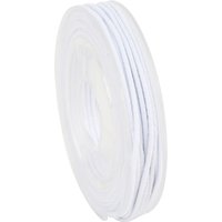 Gummikordel, 1 mm - Weiß von Weiß