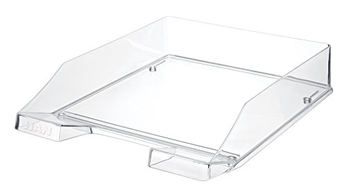 HAN 1026-X Briefablage KLASSIK, DIN A4/C4, stapelbar, stabil (glasklar, 3 x 6er Karton = 18 Stück)