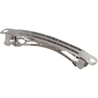 Haarspangen-Mechanik - 60 mm von Silber